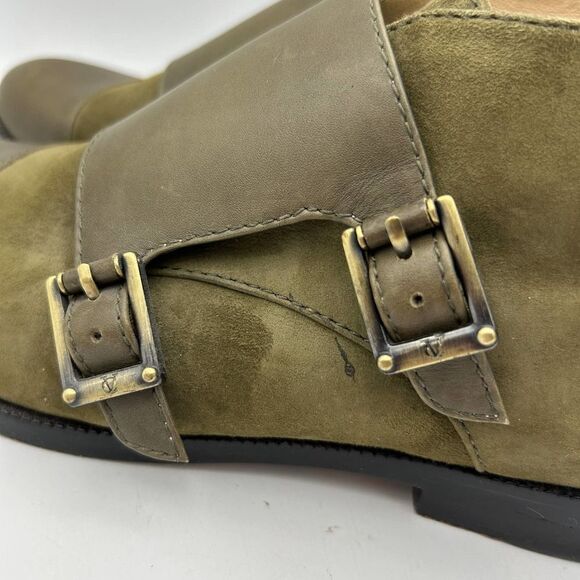 VC Signature by Vince Camuto 7M    Ankle Booties    Green Vi-Tallon Leather - Picture 6 of 11